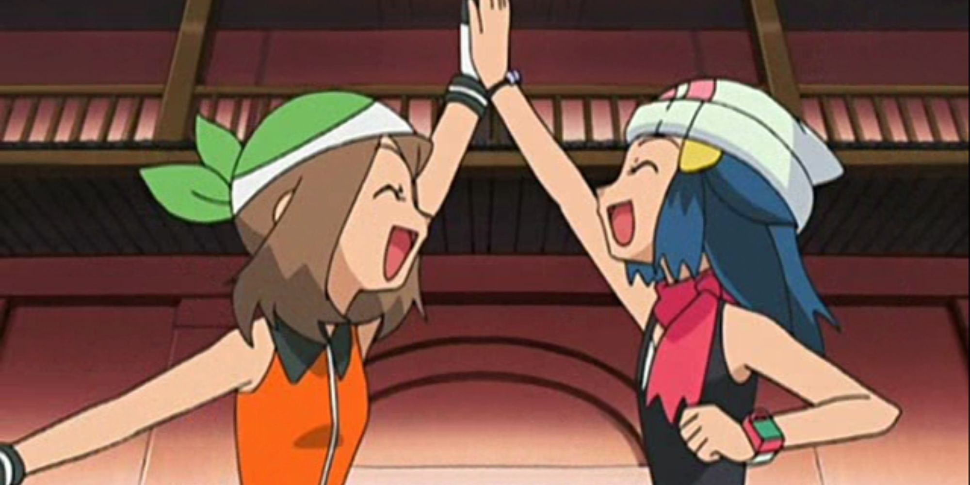 Diamond and Pearl Coordinators High Five