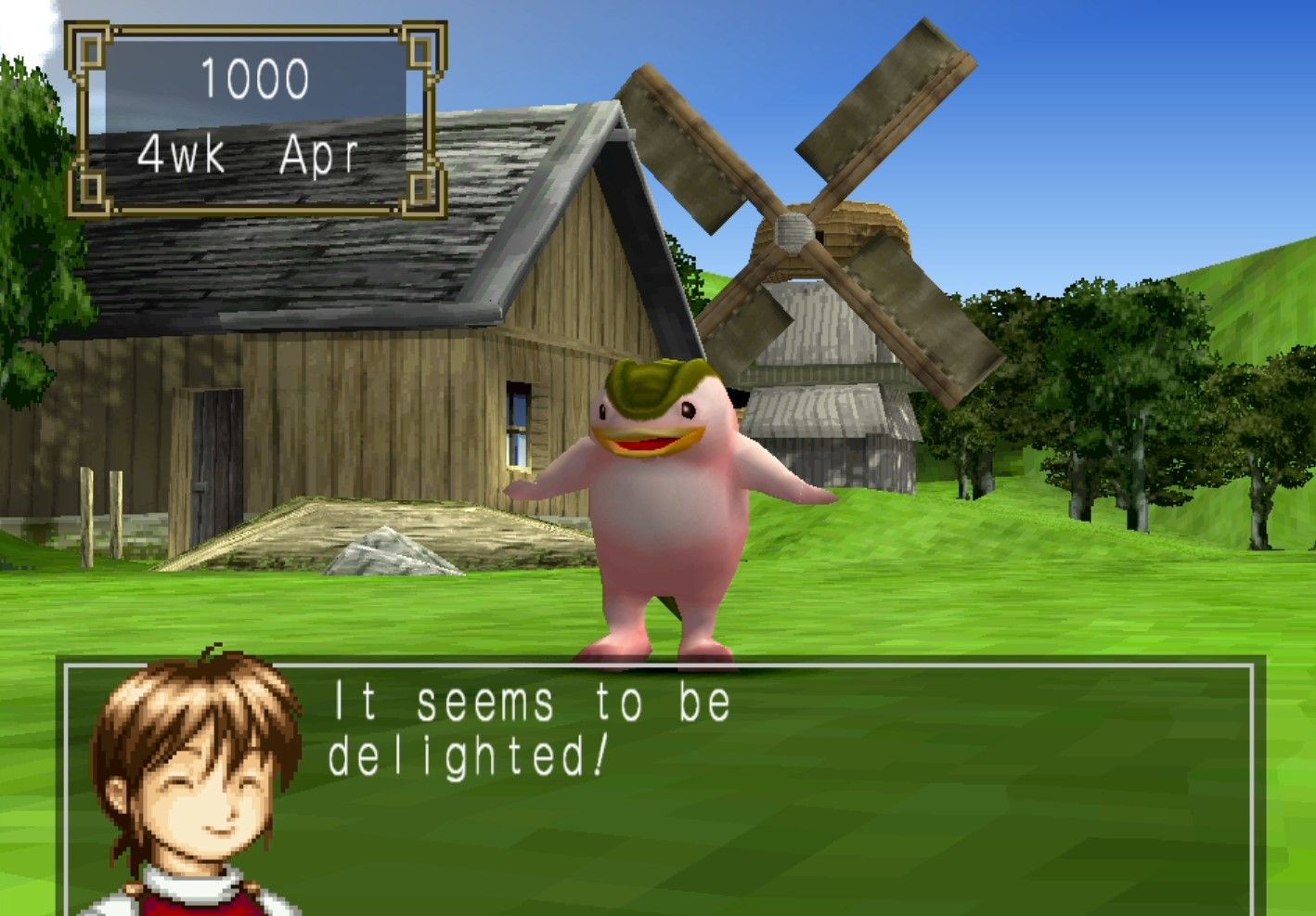 Mocchi Delighted Monster Rancher