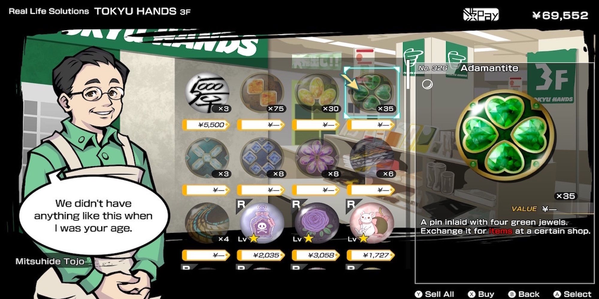 A pin shop from Neo: The World Ends With You