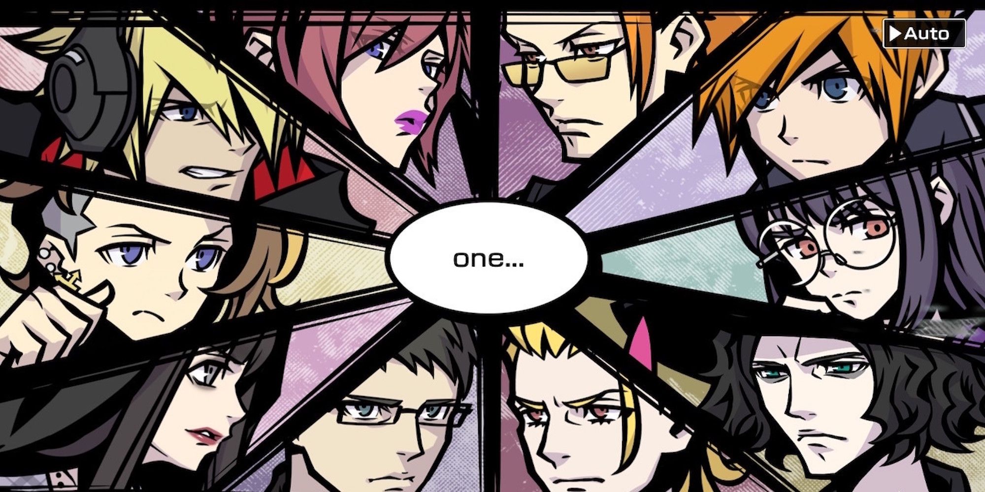 A cutscene featuring characters from Neo: The World Ends With You