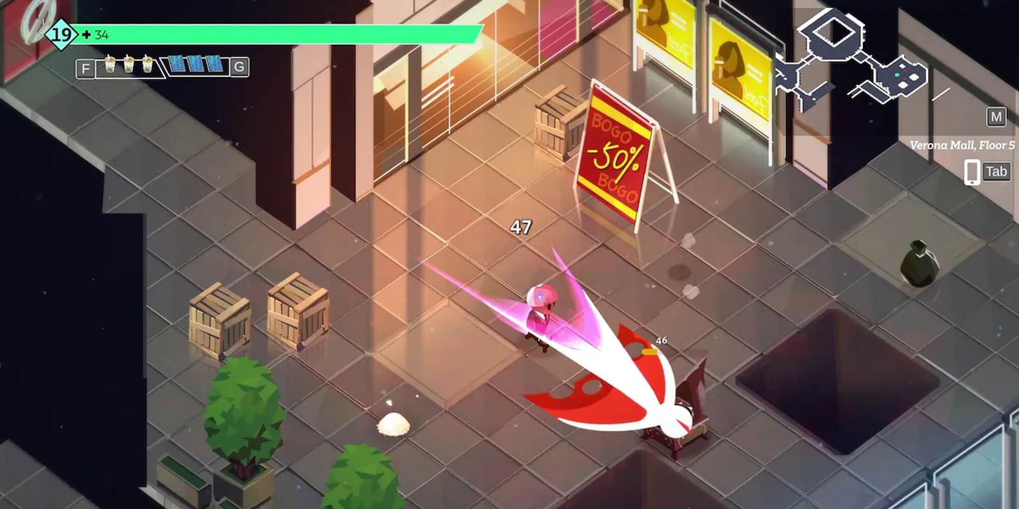 Using A Piercing Attack In Boyfriend Dungeon