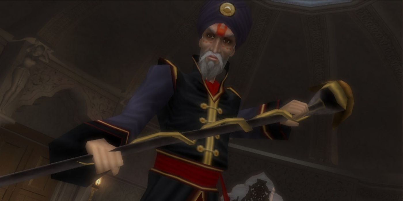 Prince of Persia's Vizier prepares to do battle