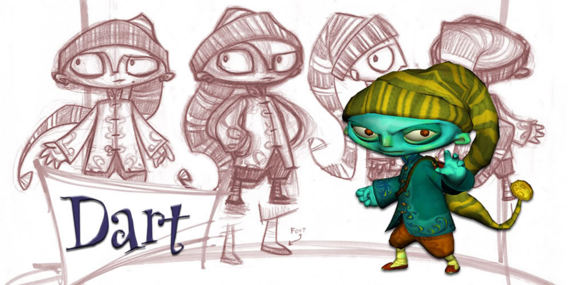Psychonauts, Concept Art of D'artagnan