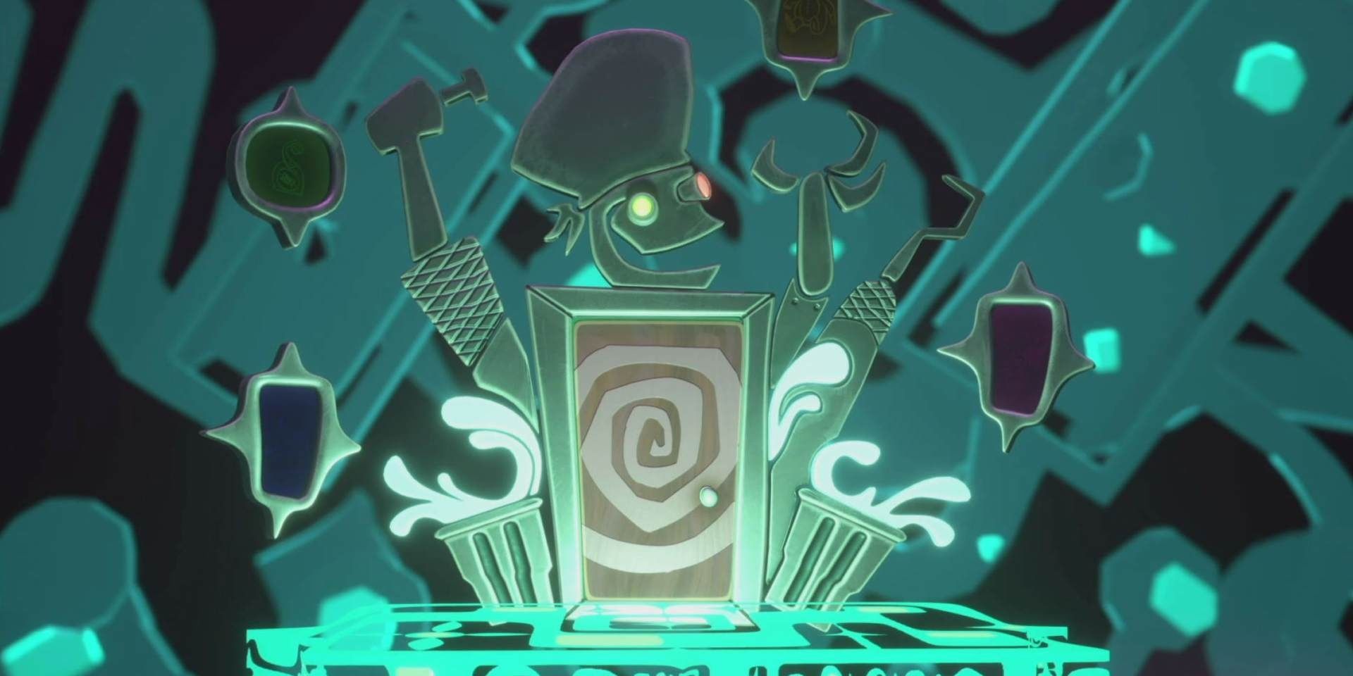 One of the doors in the Collective Unconscious in Psychonauts 2