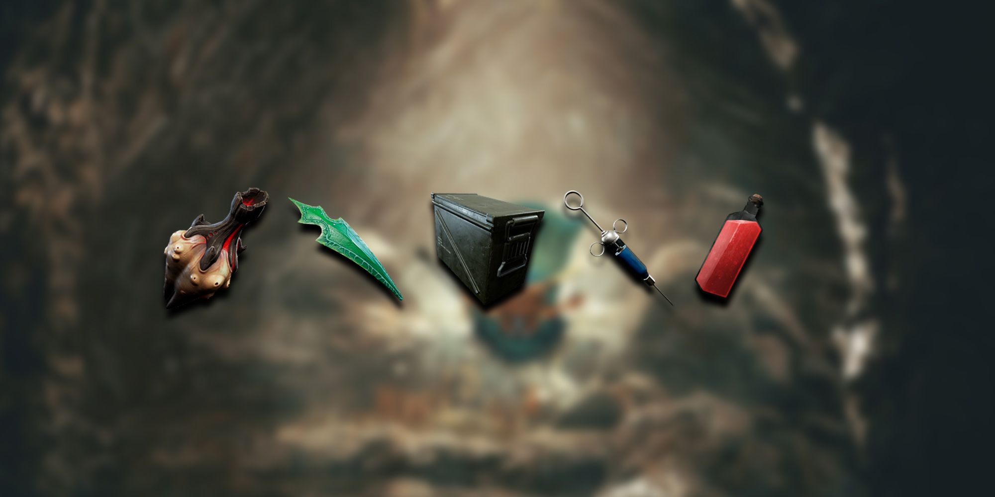 Remnant From The Ashes - Blurred Image Of Ixillis Flying In From Above With Consumable PNGs Overlaid On Top