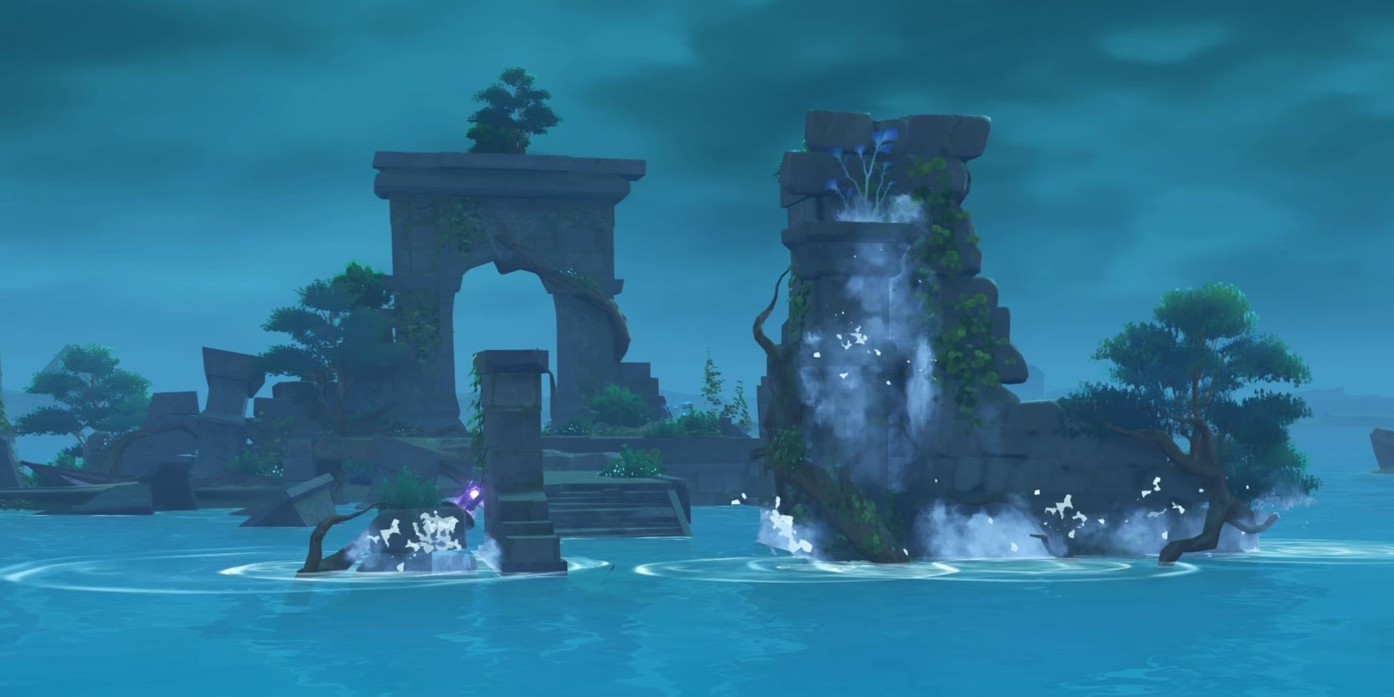 Fort Fujitou Appearing in Inazuma