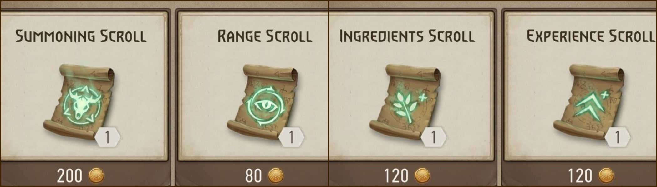 Scrolls Witcher monster slayer