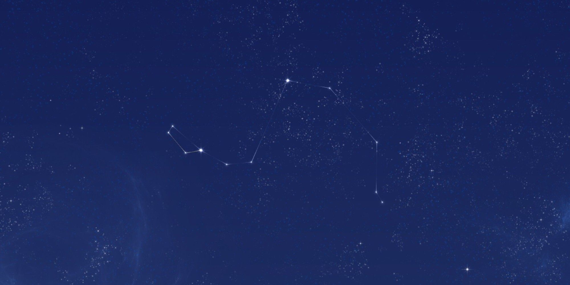summers constellation in the night sky