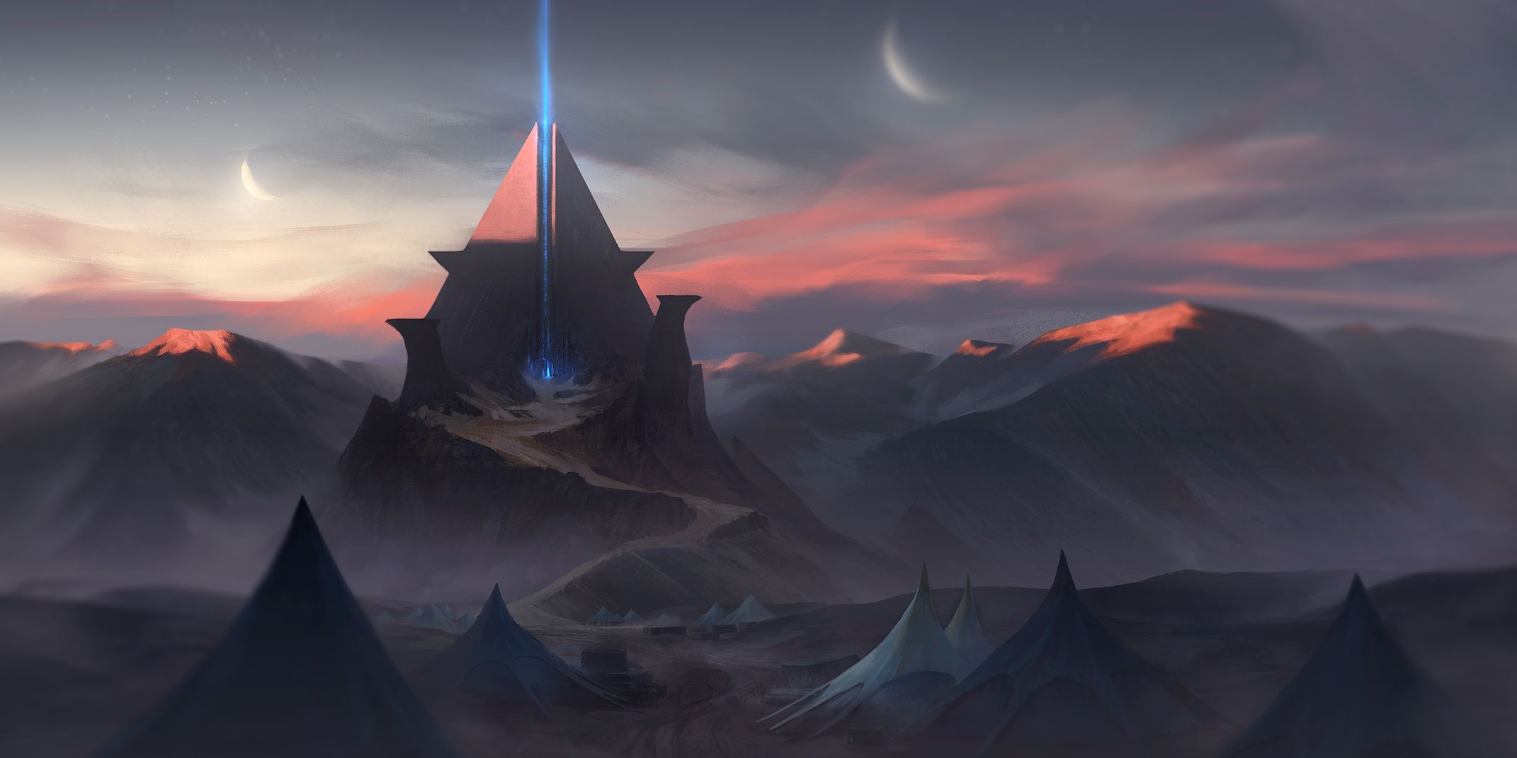 A promotional image for the Ancient Relics DLC for Stellaris.