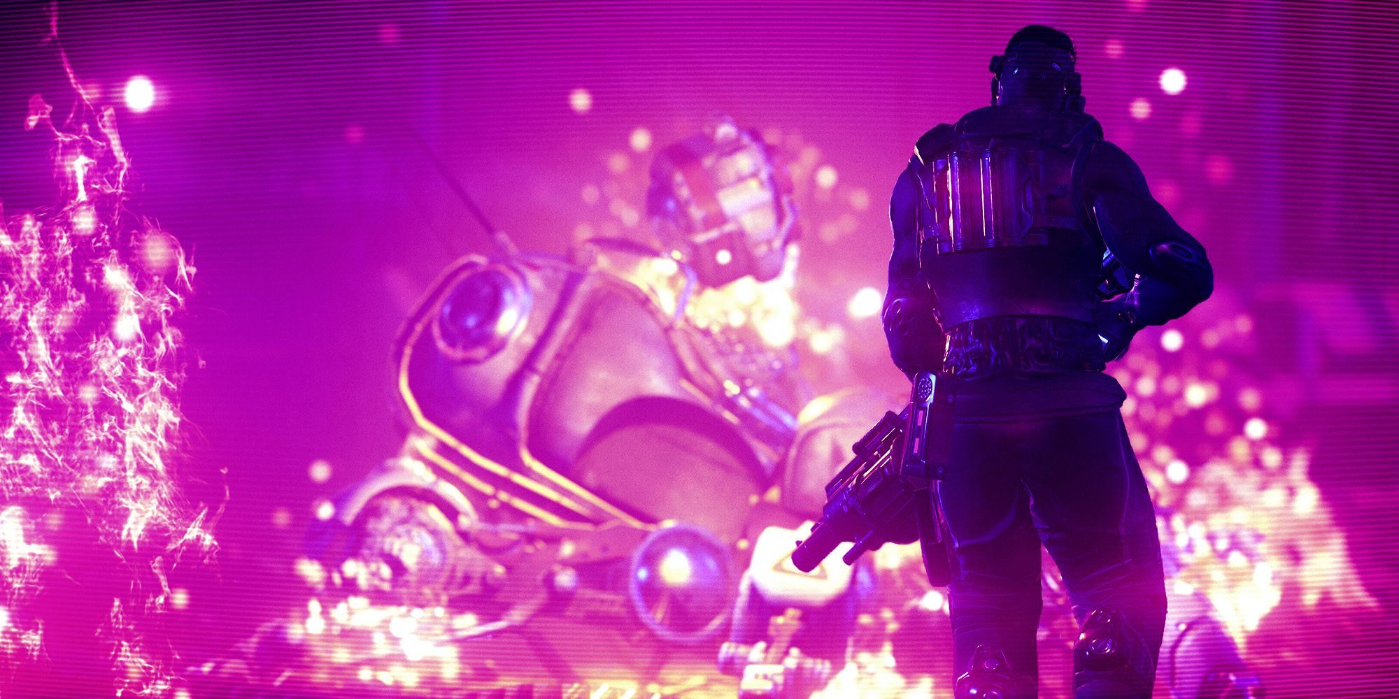 The Ascent - Great Screenshot Of The Player Character Using A Heavy Weapon As An Example Of The Balance SKill