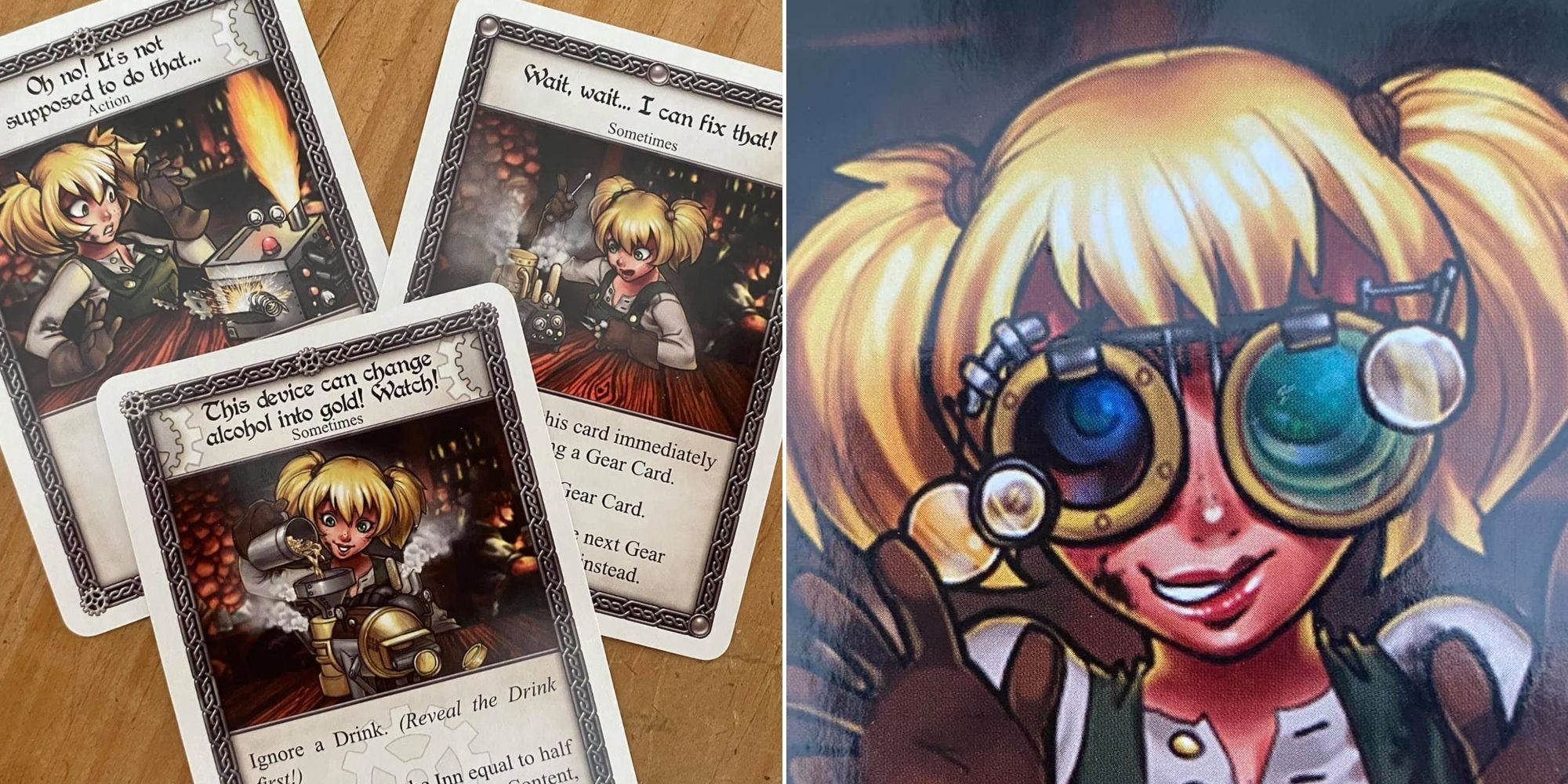 The Red Dragon Inn - Examples of Wizgille's cards - Wizgille The Tinkerer Deck cover art