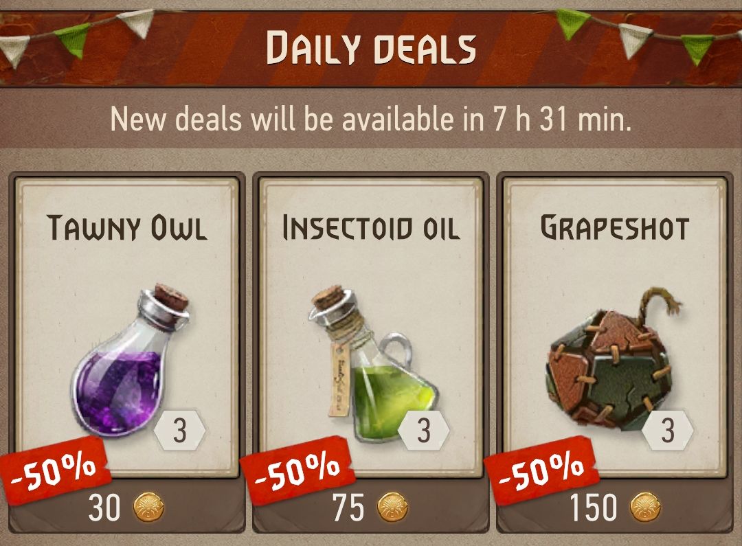 The-Witcher-Monster-Slayer-Shop-Main-tab-Daily-Deals-sales