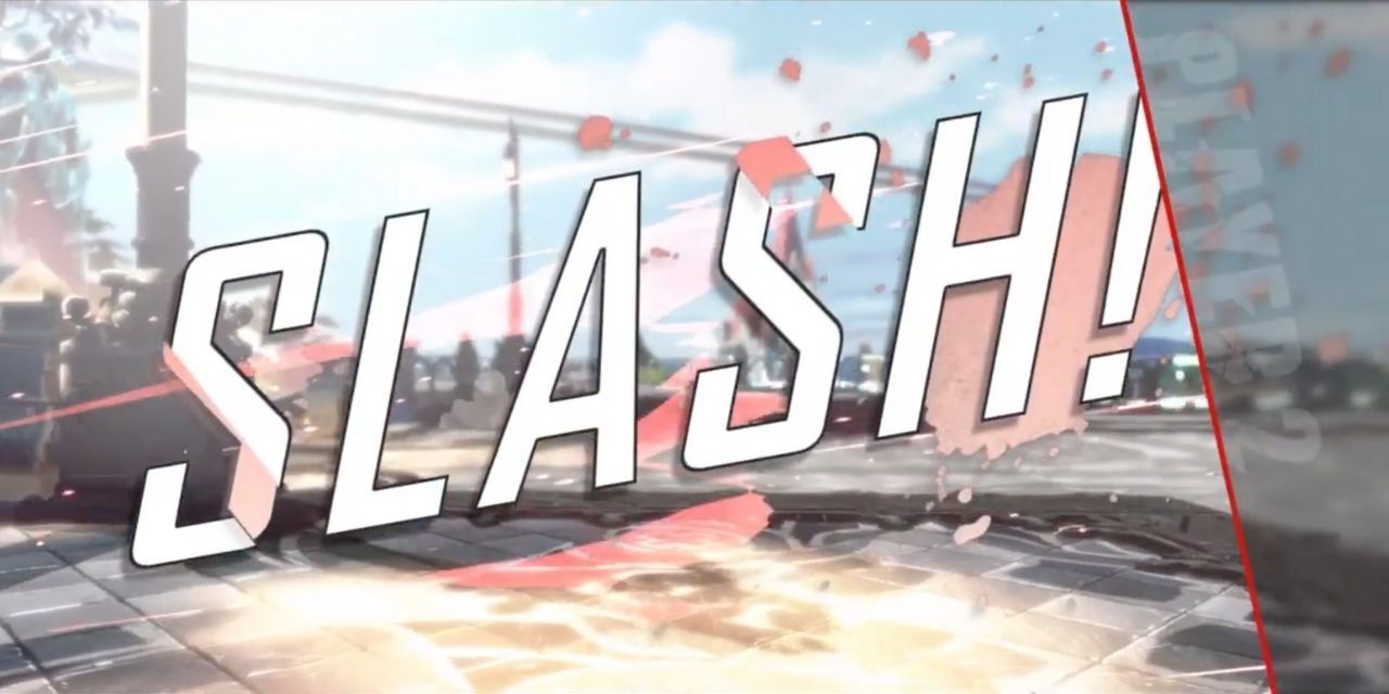 Guilty Gear Strive Win Screen With The Word Slash