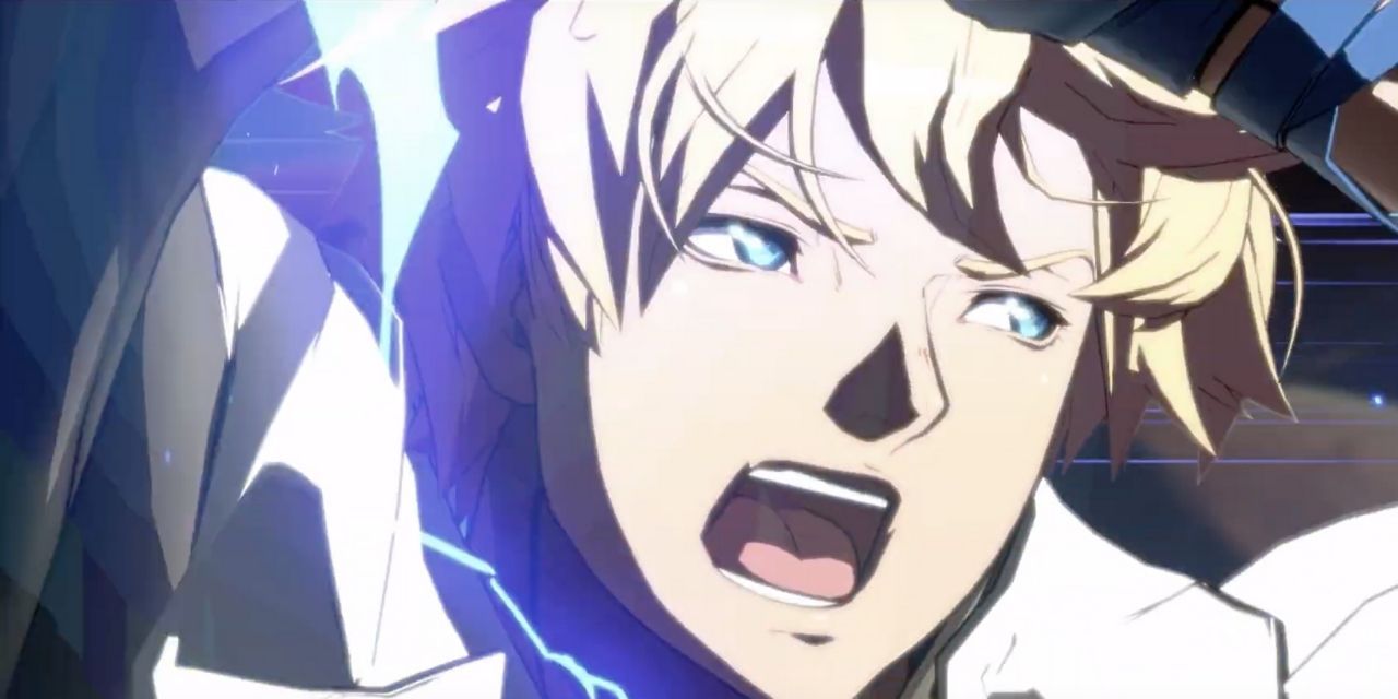 Ky Kiske in his Ride The Lightning animation in Guilty Gear Strive