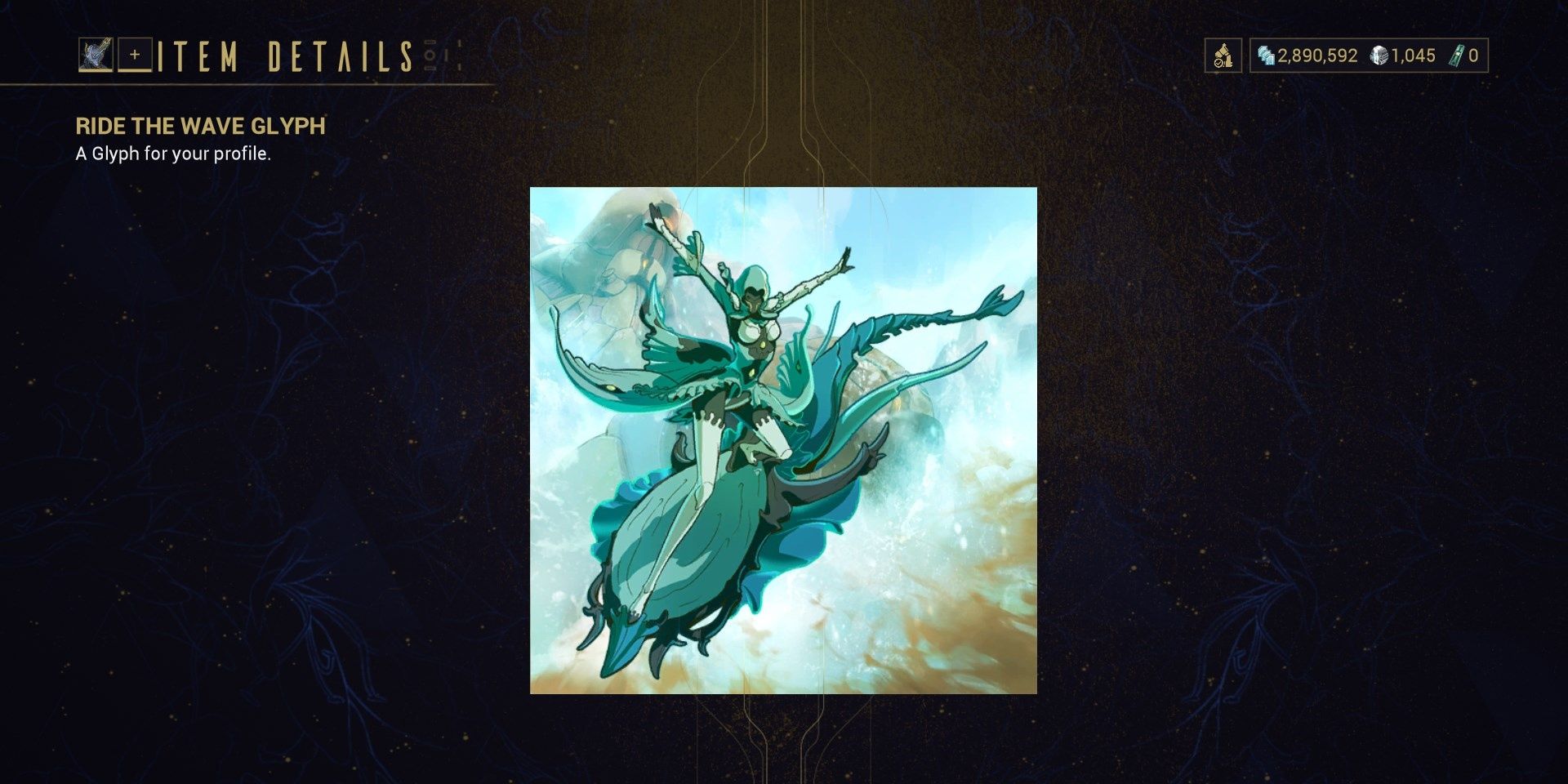 Warframe Yareli Nightwave Glyph