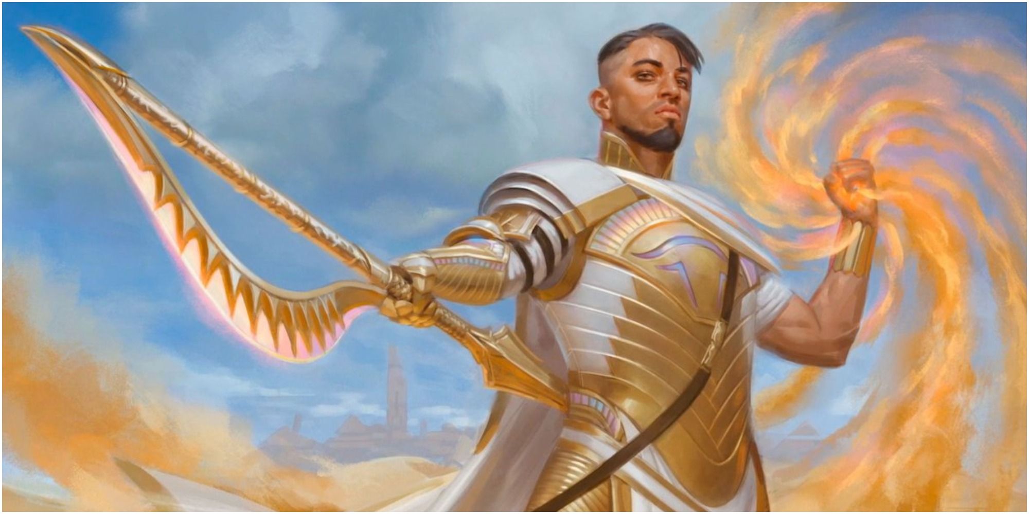 basri mtg warrior planeswalker art