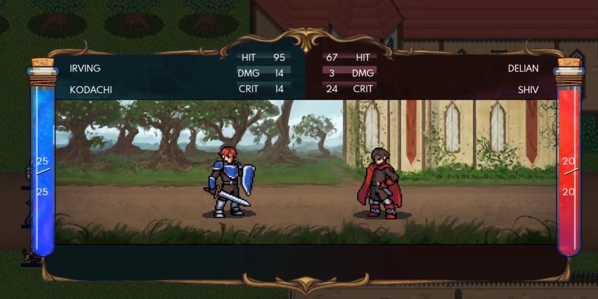 Irving goes into battle in Dark Deity