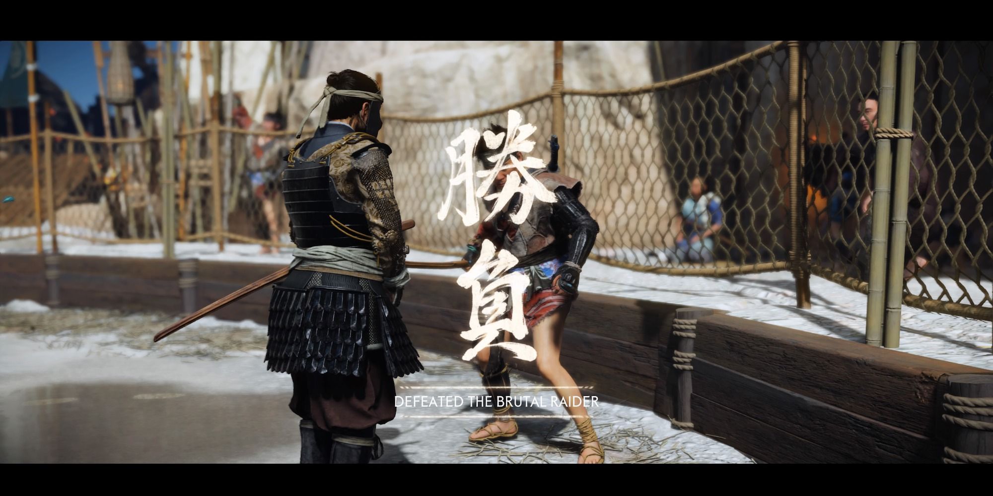 defeating brutale raider bokken duel