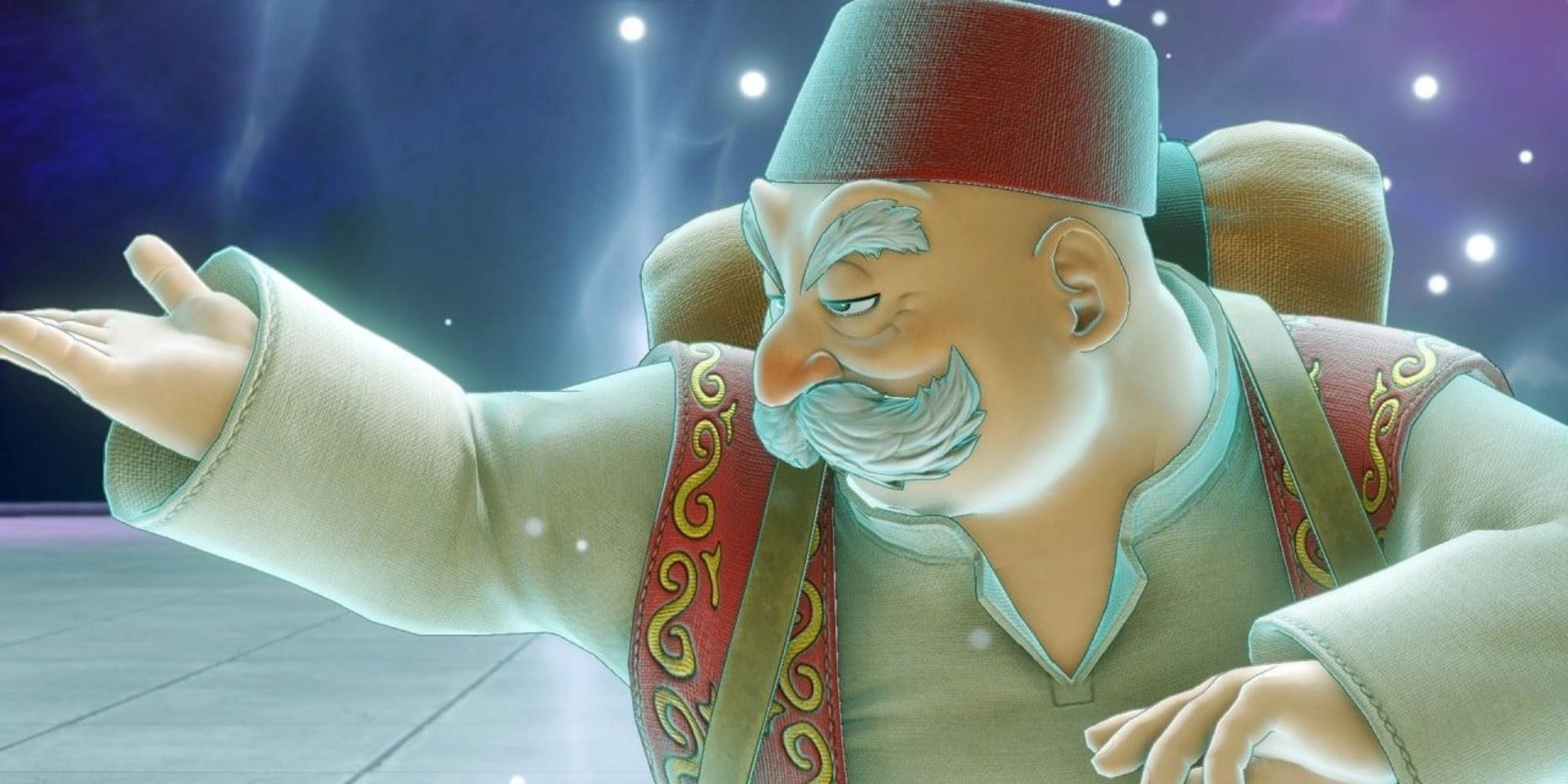 dragon quest xi rab practicing for the pearly gets move