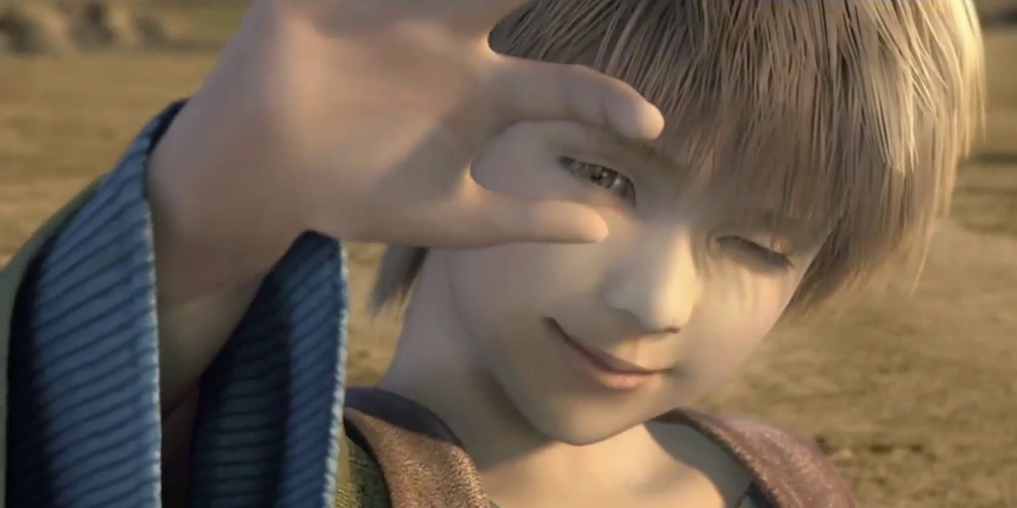 final fantasy 11 opening fmv kid holding fingers up