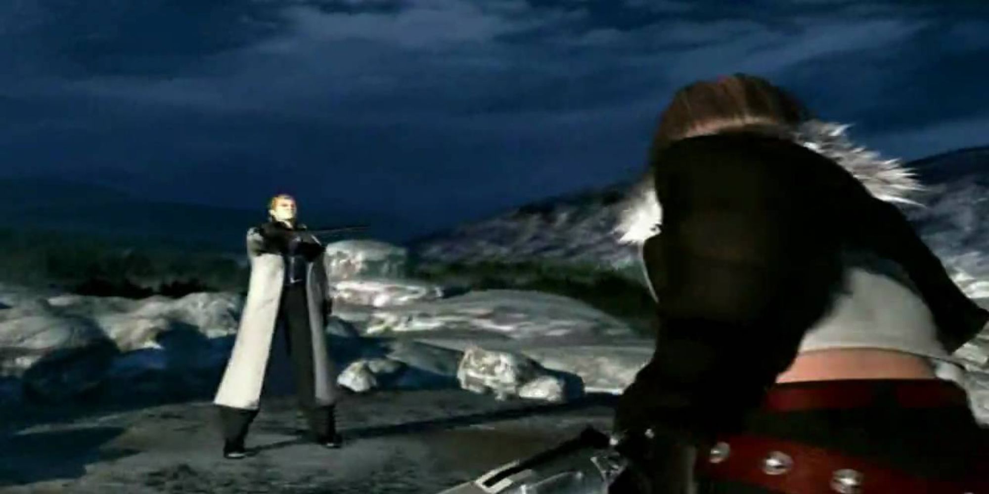 final fantasy viii squall and seifer fighting