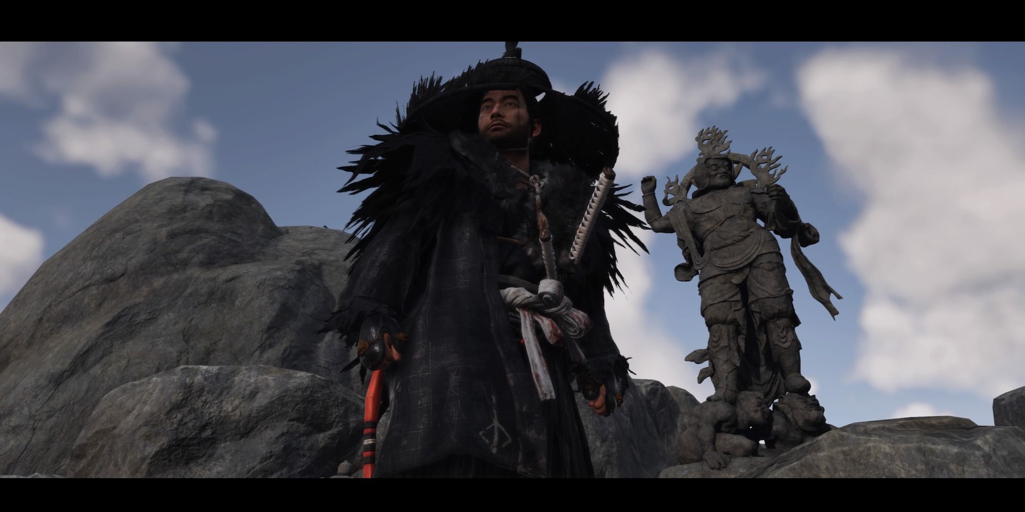 forgotten shrine ghost of tsushima bloodborne armor