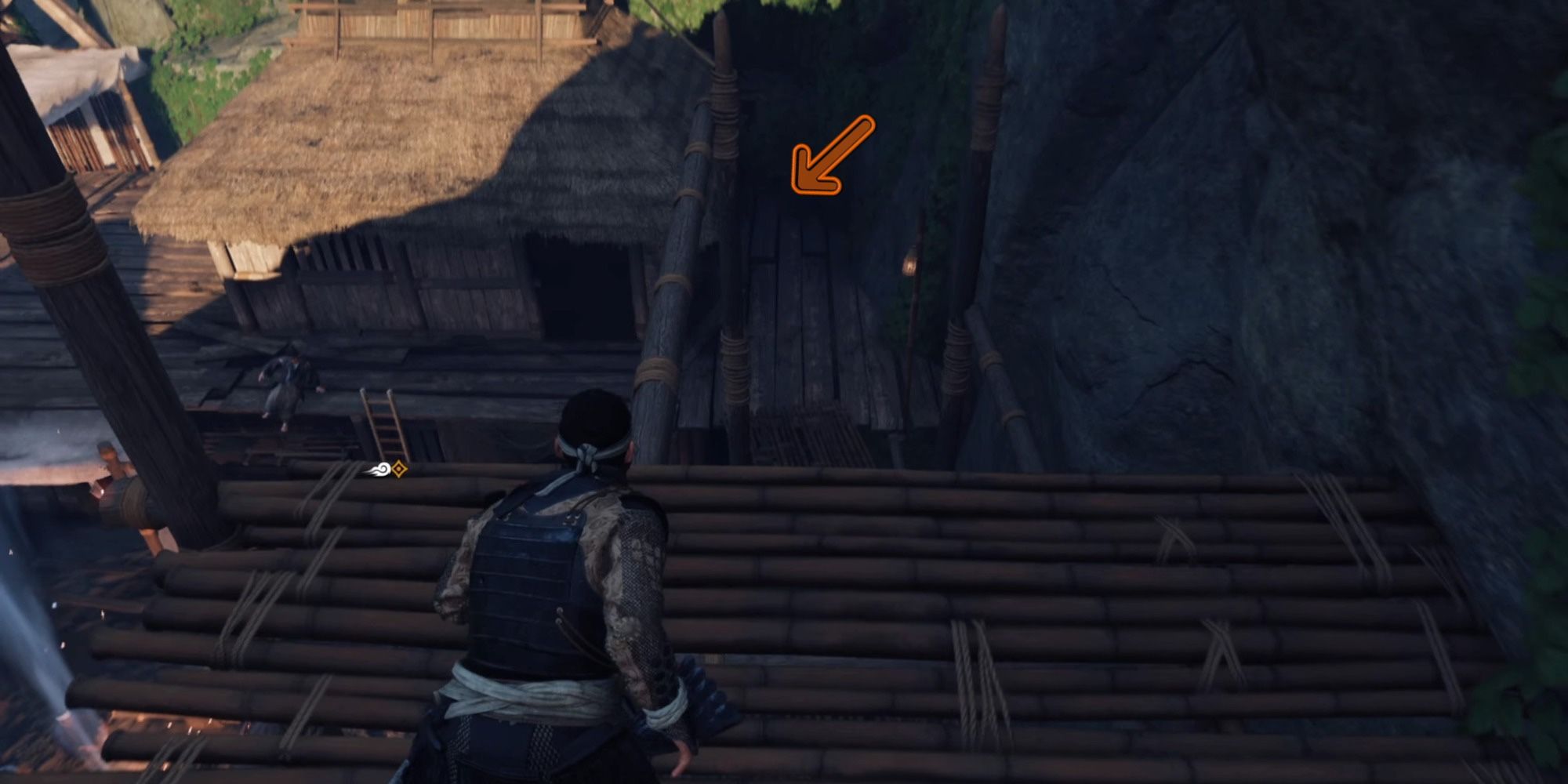 ghost of tsushima campsite how to enter house without being seen