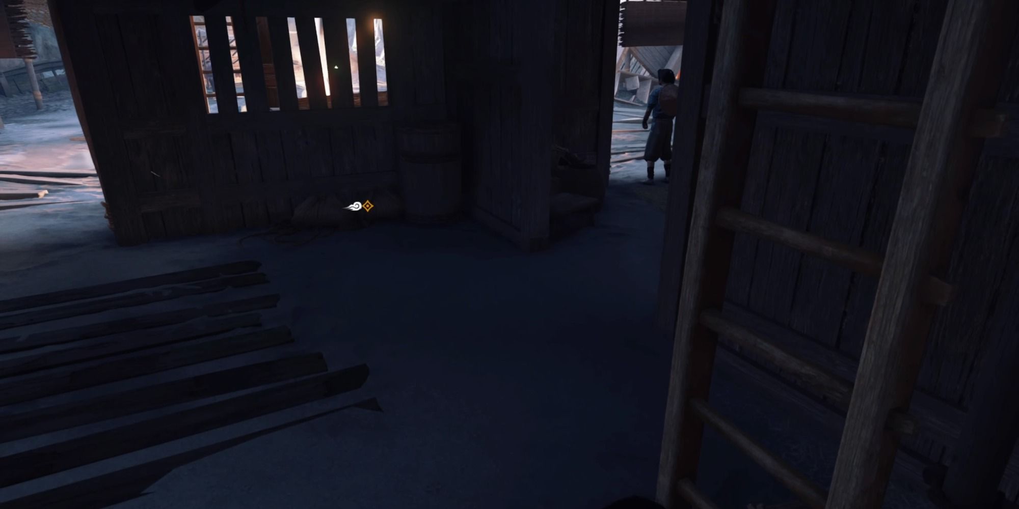 ghost of tsushima eavesdropping in house