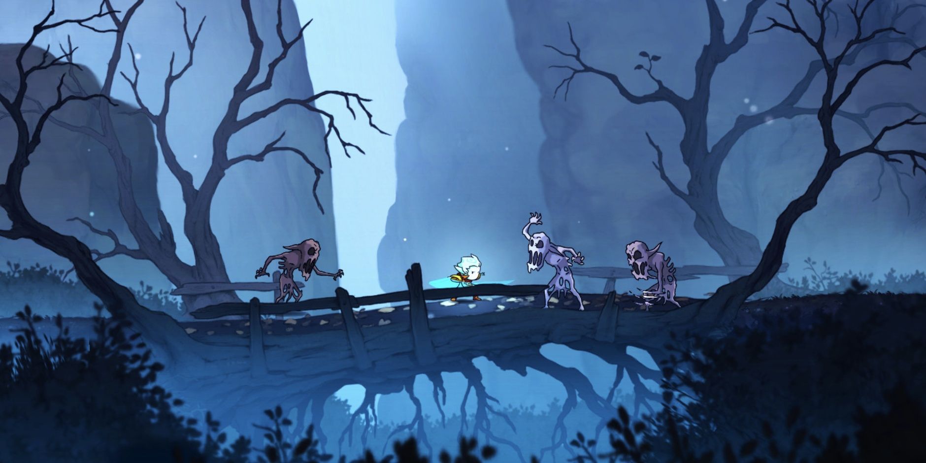 greak fighting monsters in greak memories of azur