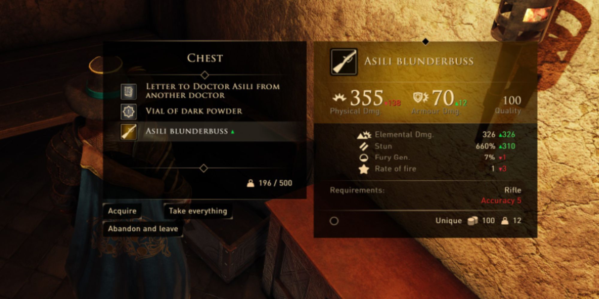 greedfall_asili_blunderbuss_weapon_inside_chest