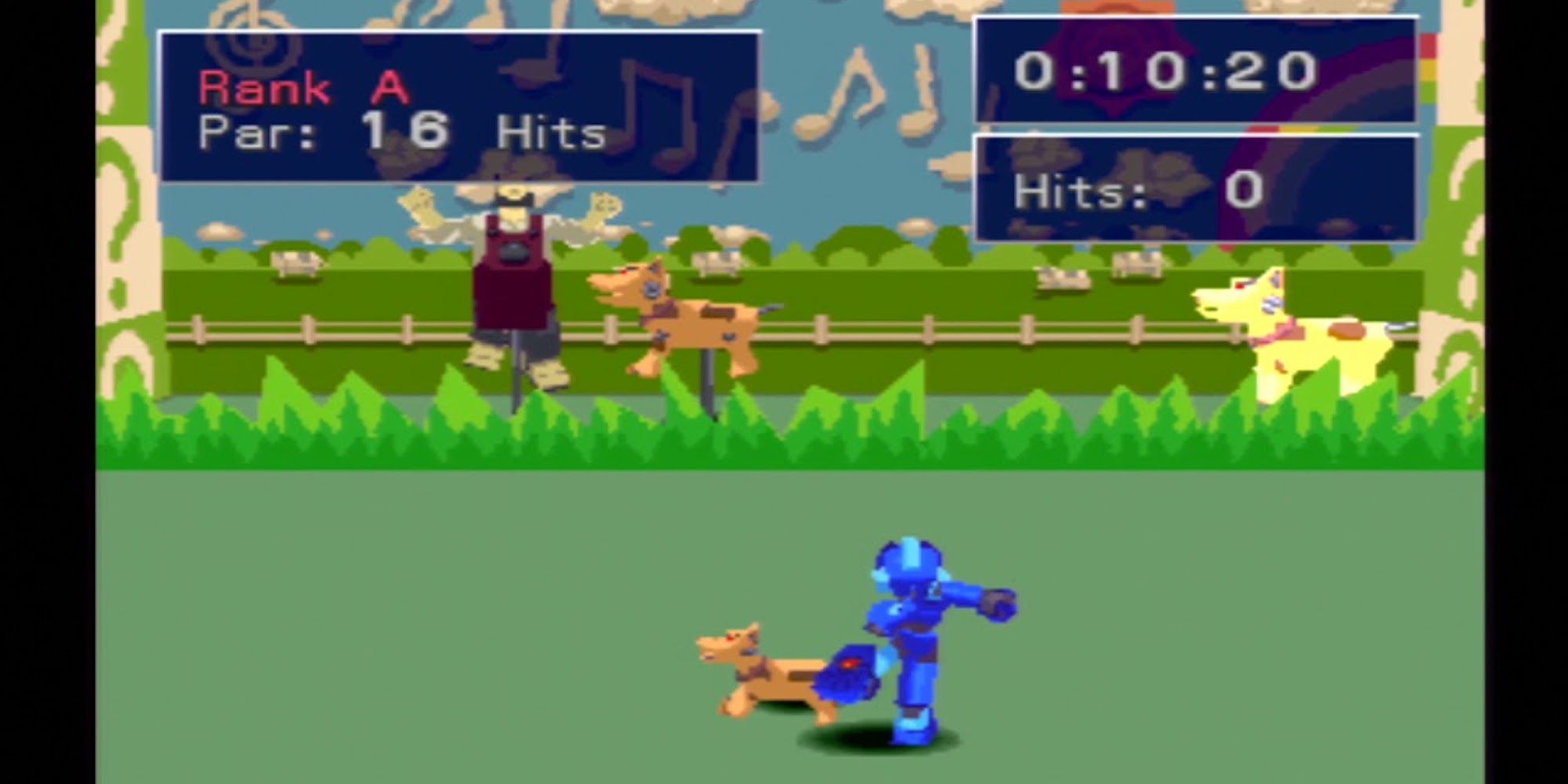 mega man legends kicking dog 