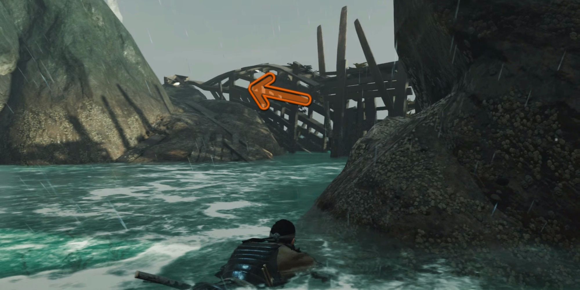 path to the boat ghost of Tsushima