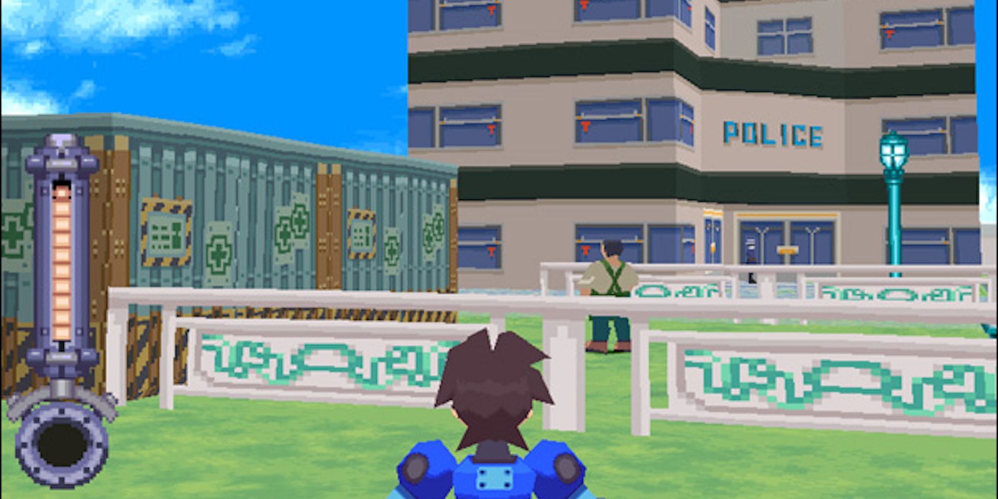 police station mega man legends
