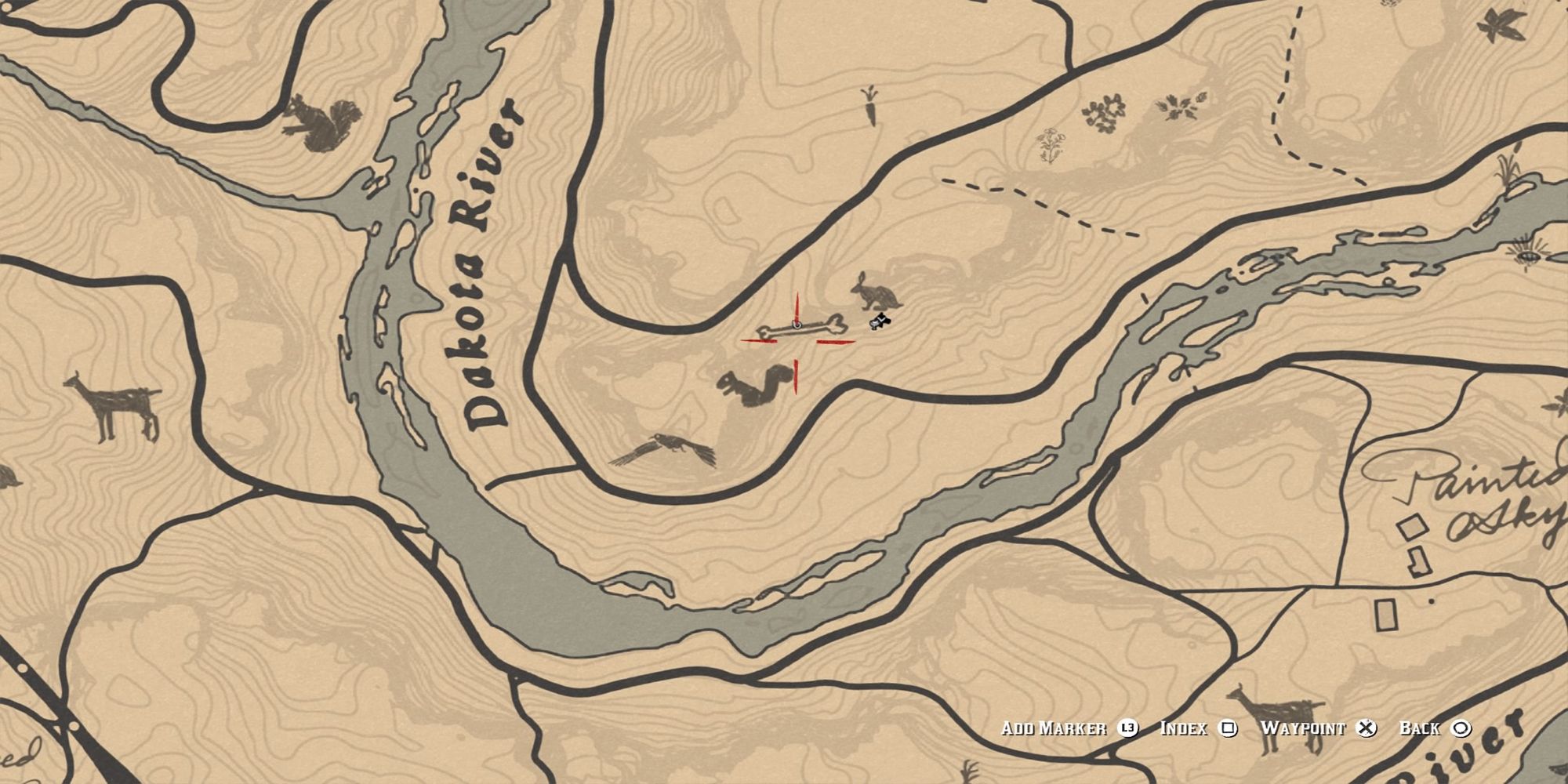 rdr2 cliff face bone