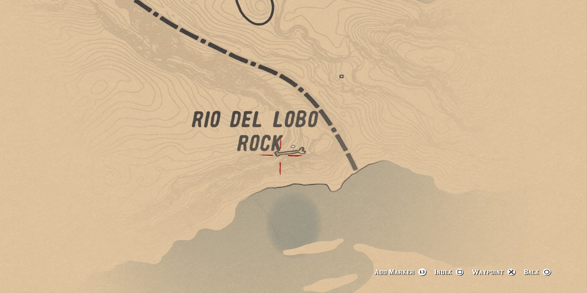 rdr2 del lobo rock bone