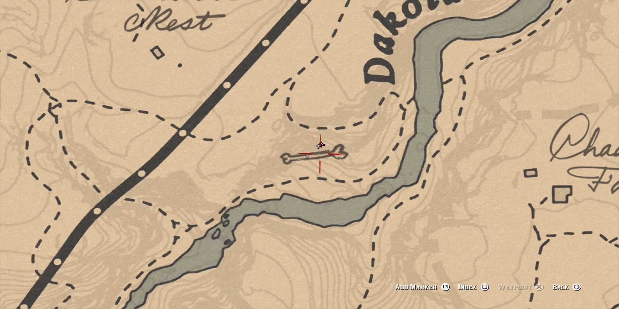 rdr2 rock wall bone