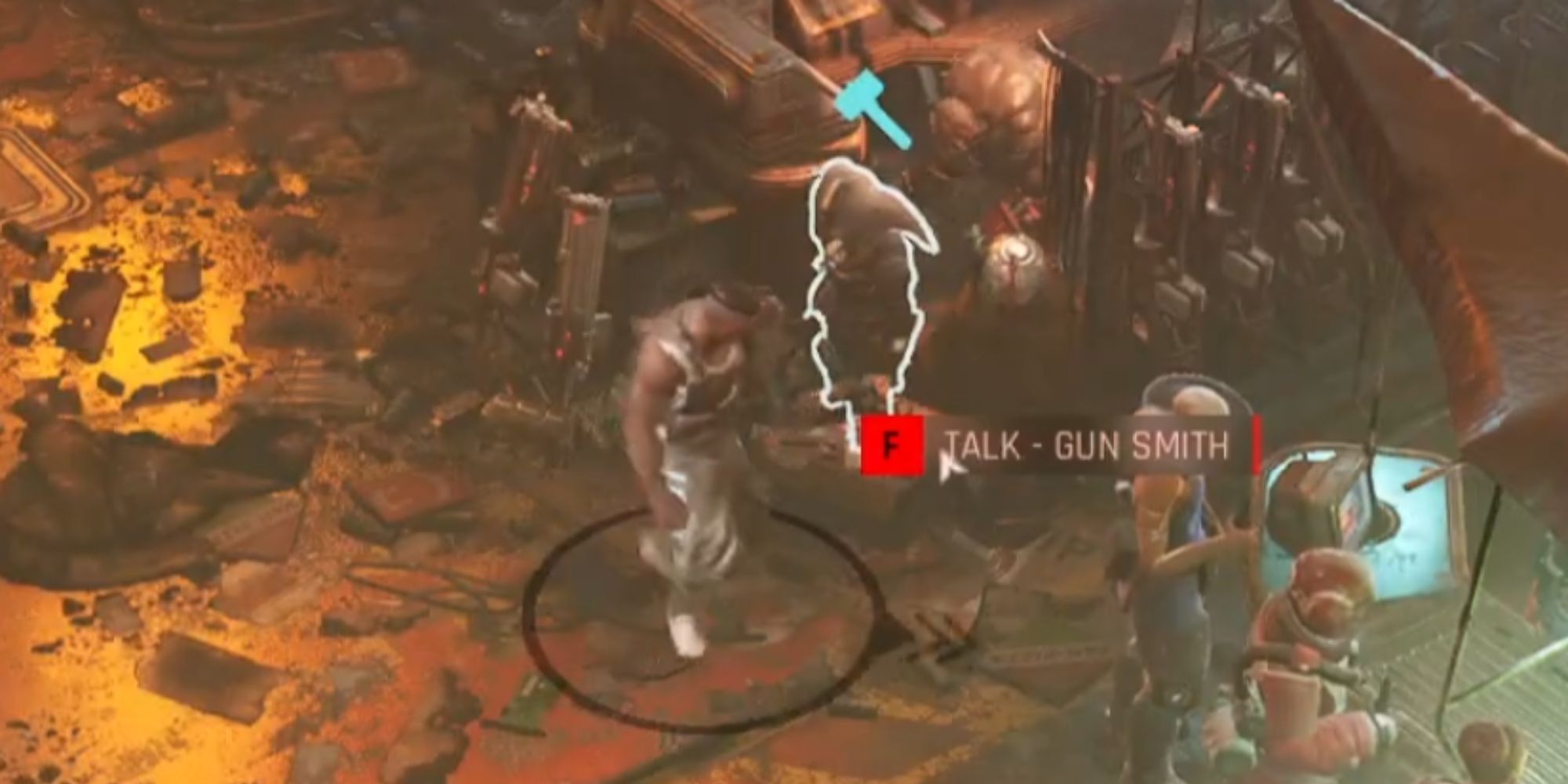 the_ascent_gun_smith_NPC_in_city
