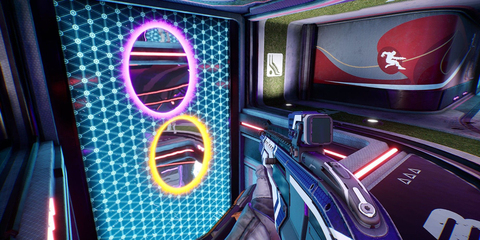 Throwing portals together at once