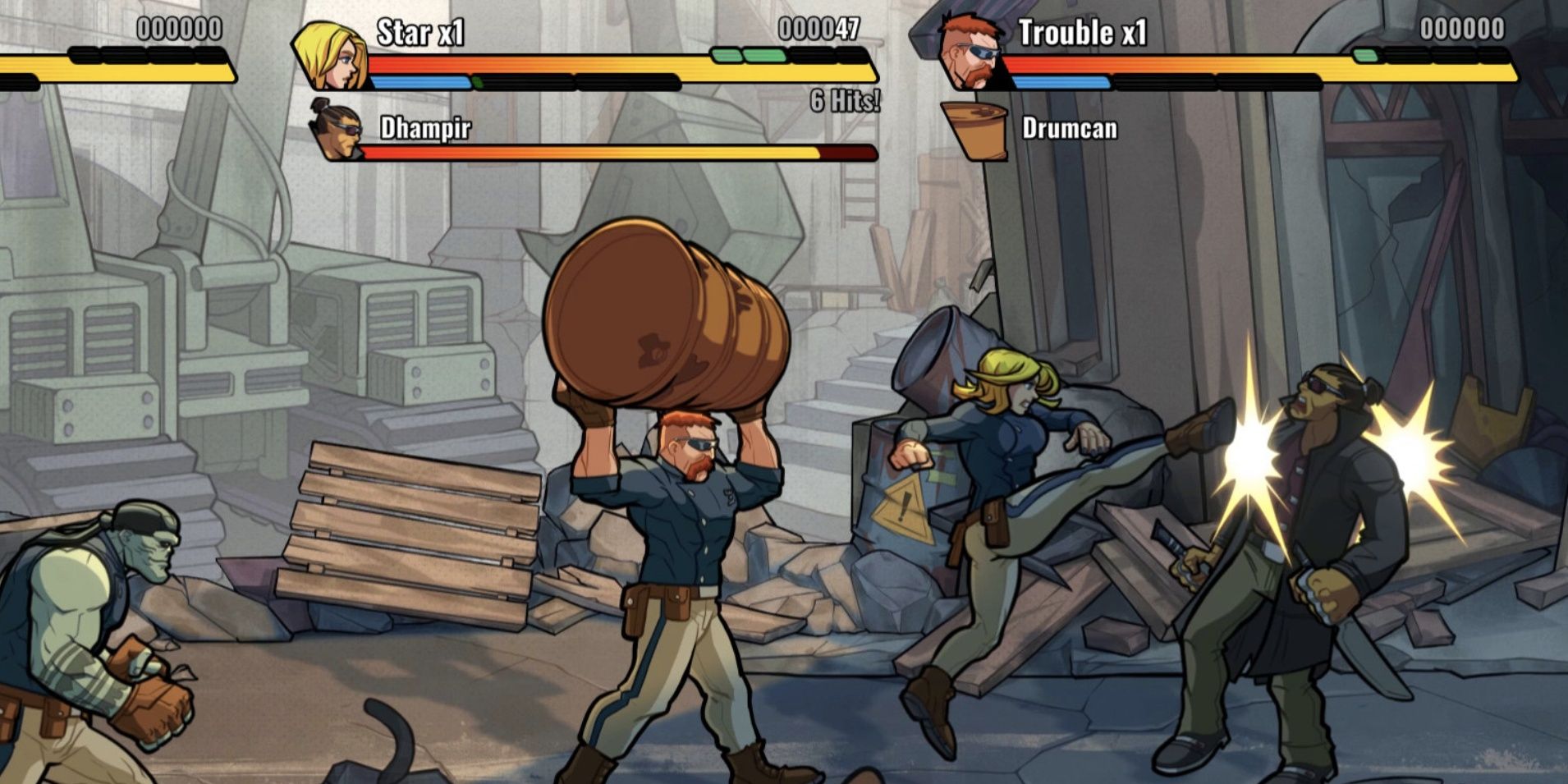 trouble throwing barrel in mayhem brawler