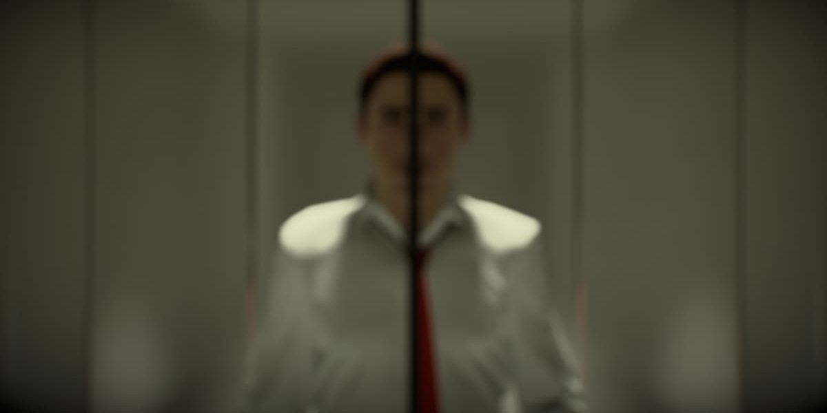 A screenshot showing a reflection of the husband in Twelve Minutes