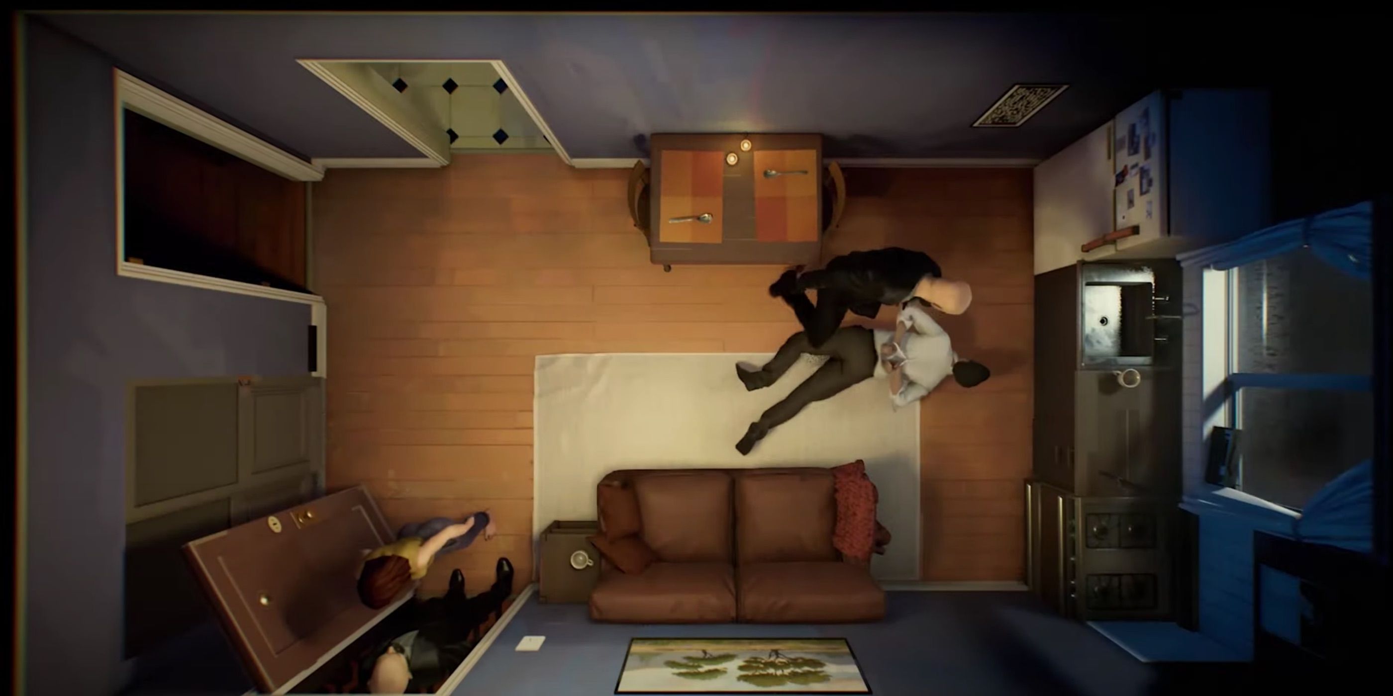 A screenshot from the launch trailer for Twelve Minutes