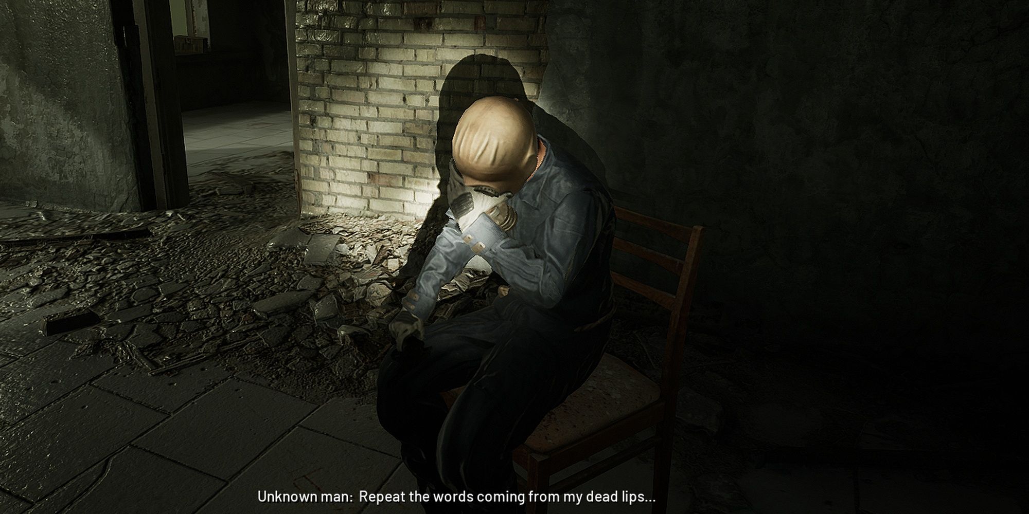 Chernobylite: Unknown Man Chanting Creepily
