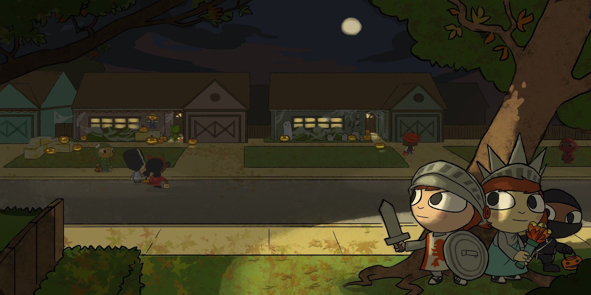 Promo art featuring characters from Costume Quest