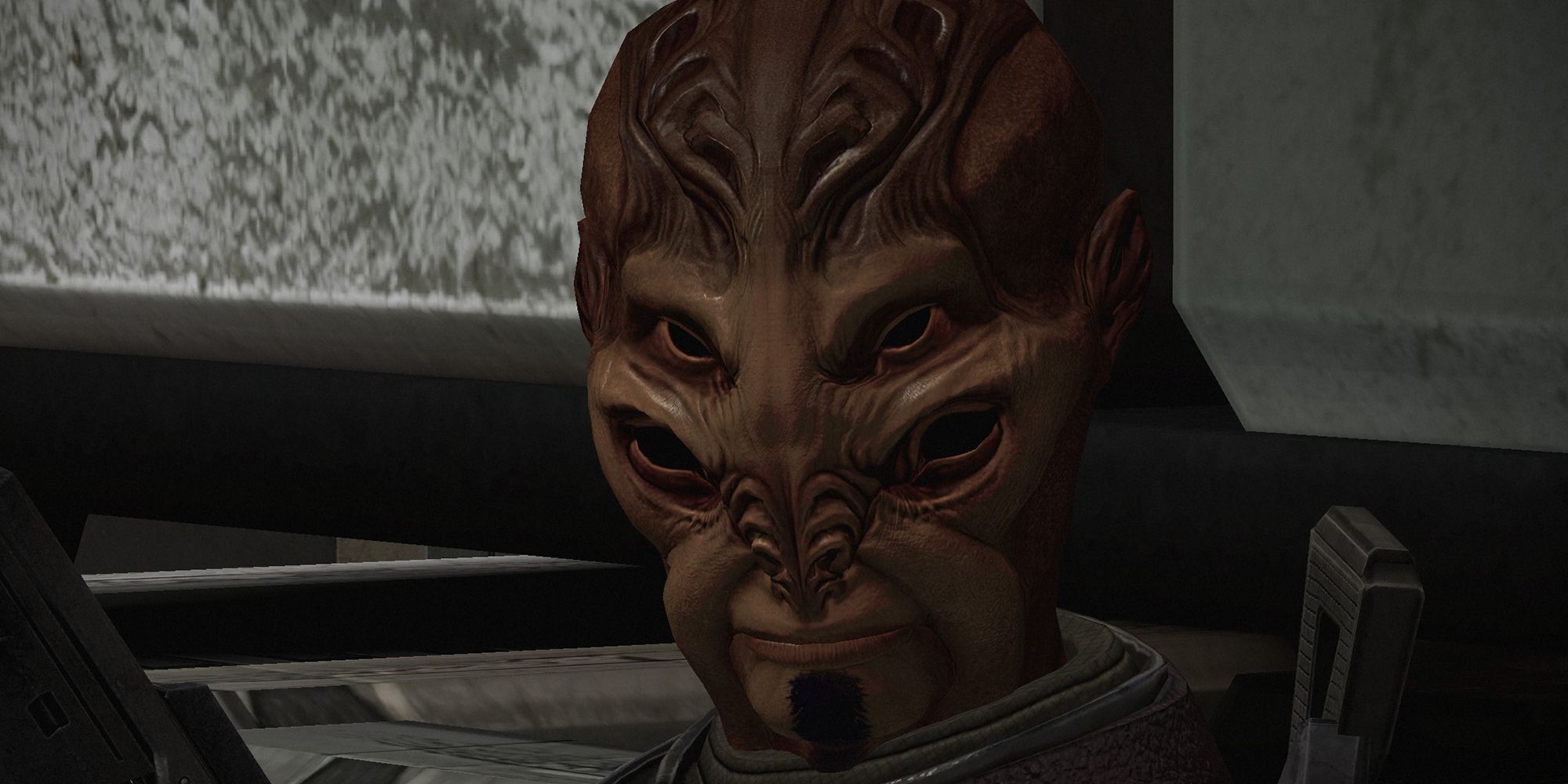 A Batarian with a Goatee