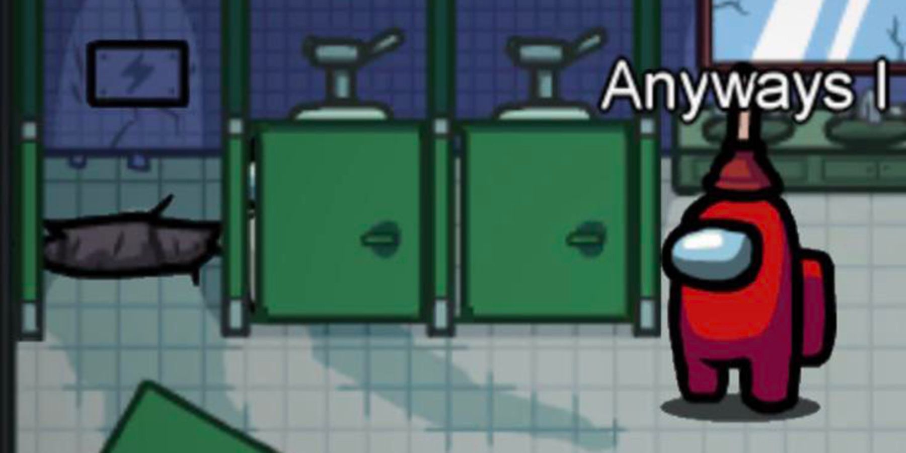 Amog Us Anyways I Looking At White Crewmte