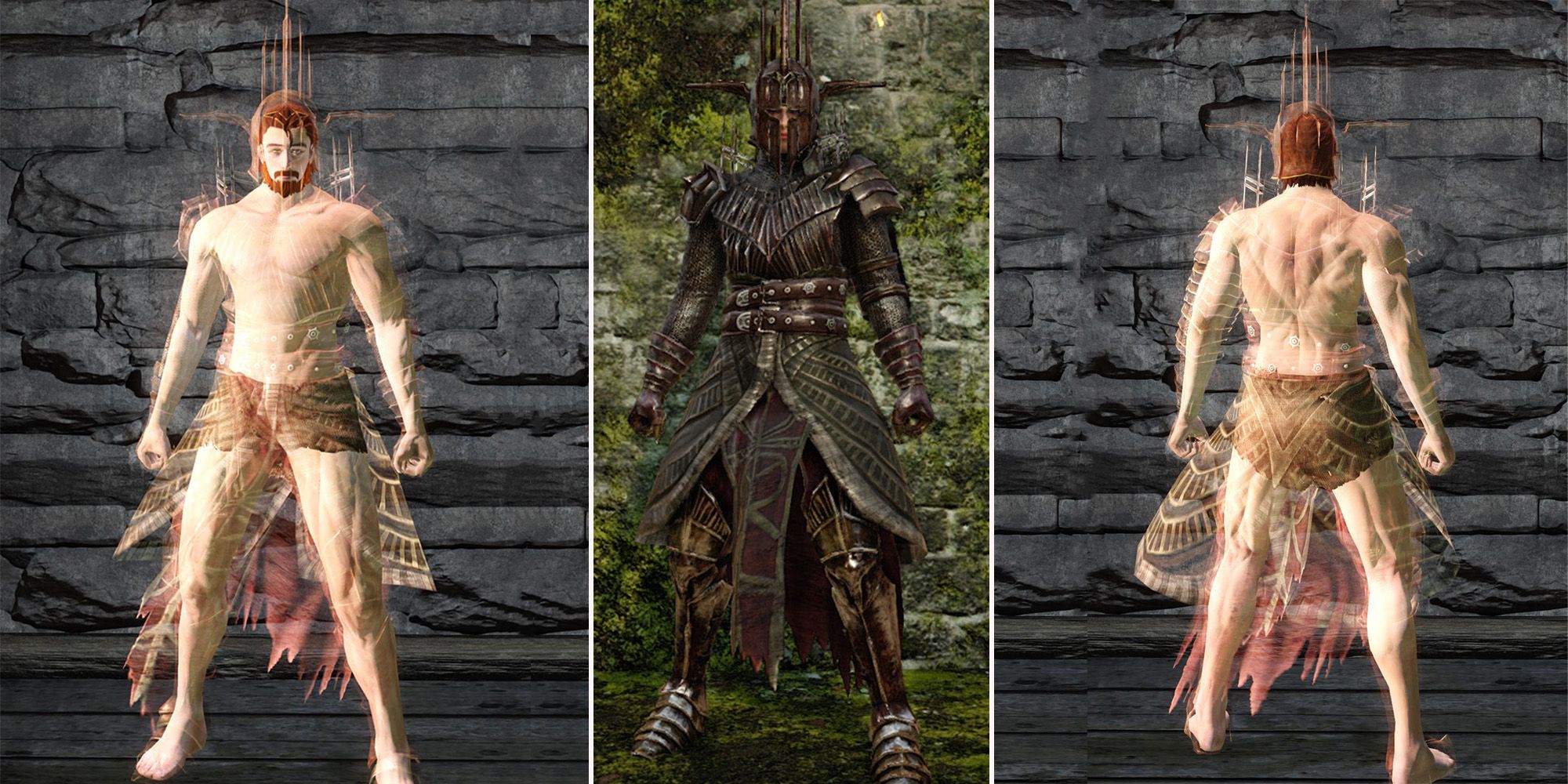 Aurous Armor both visible and invisible from Dark Souls 2