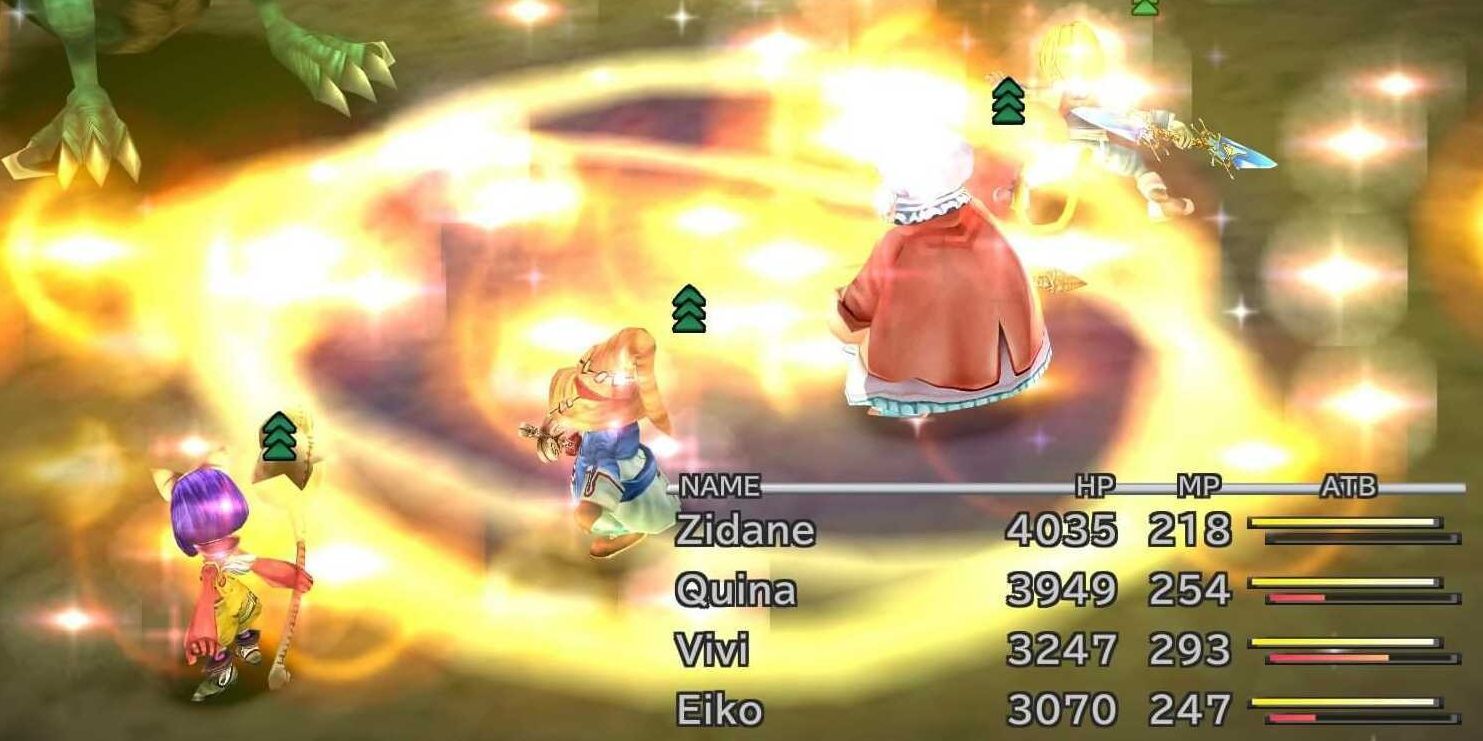Quina using blue magic FFIX