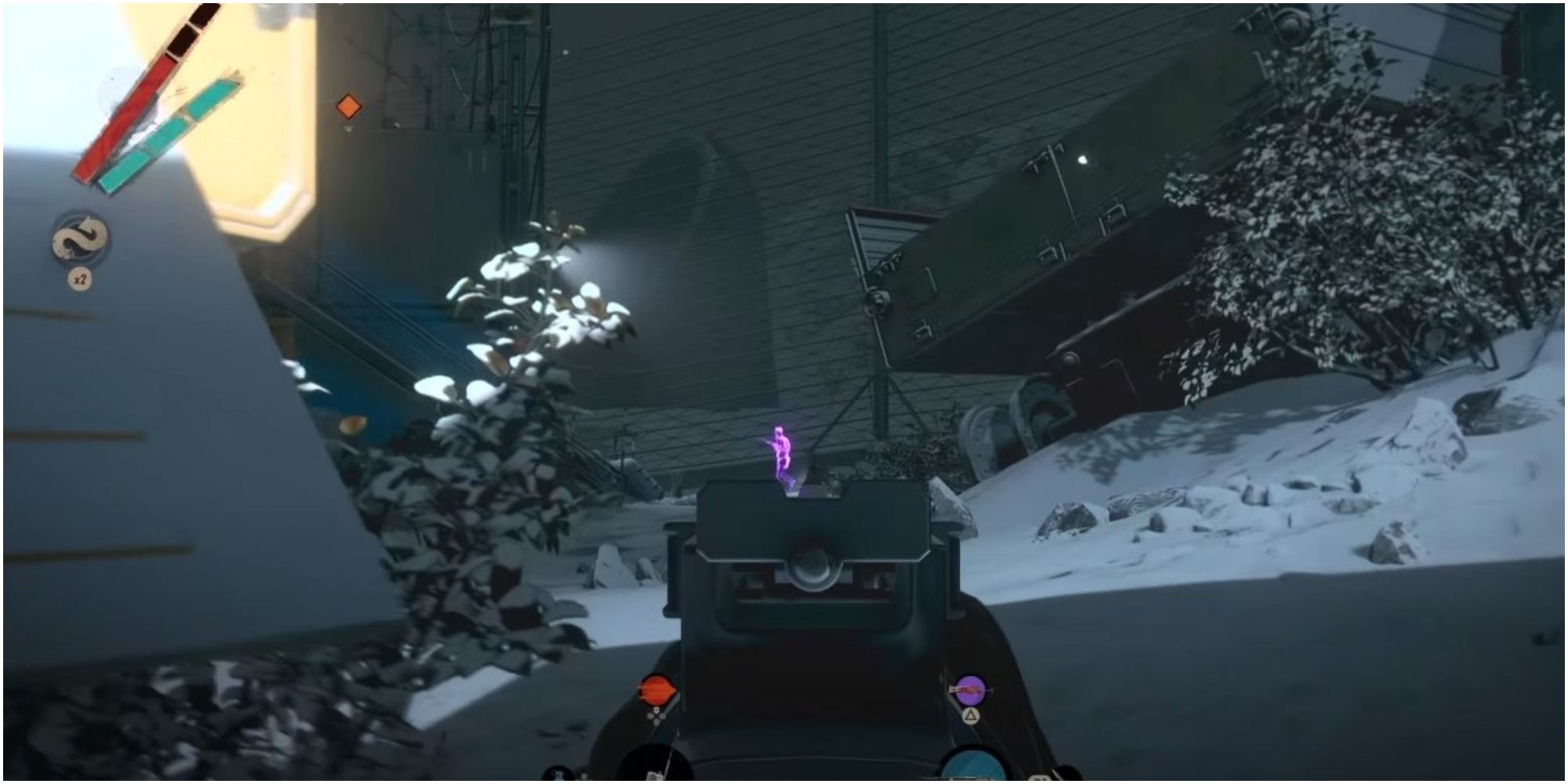 Deathloop Egor Fading Into Invisibility With The Aether Slab