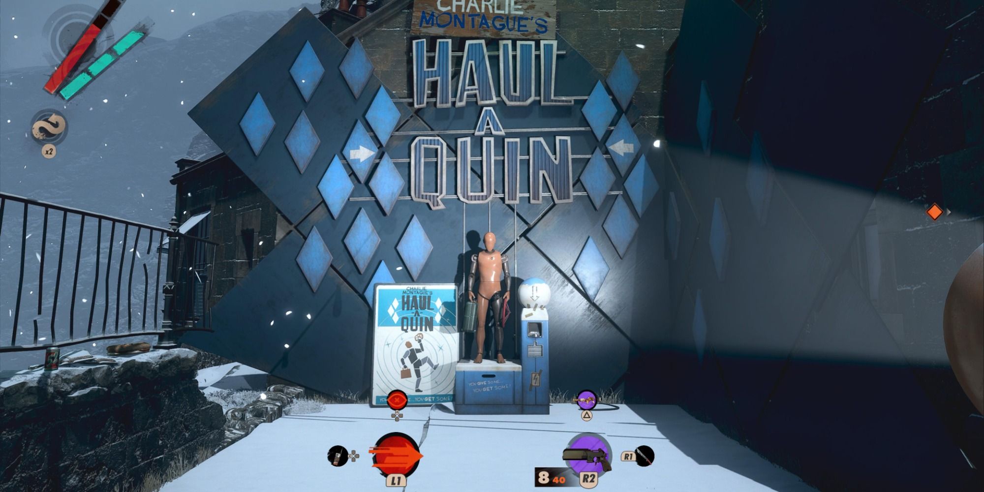 The Completed Haul-A-Quin Mannequin in Deathloop