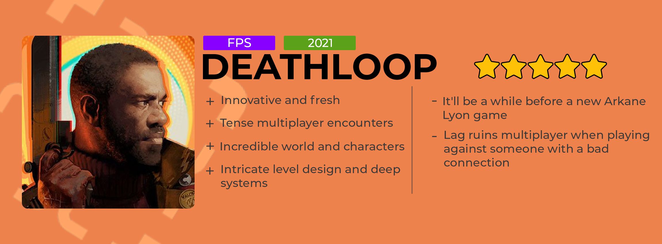 Deathloop Review Card